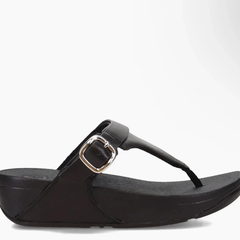 FitFlop Lulu Adjustable Thong Sandal - Black - Picture 10 of 10